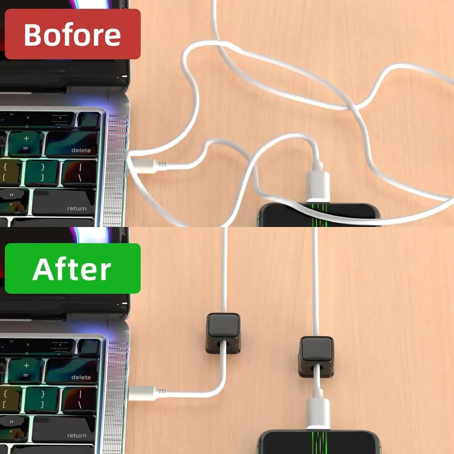 Mini organisateur de câbles, s - Car Cable Organizer avis et prix